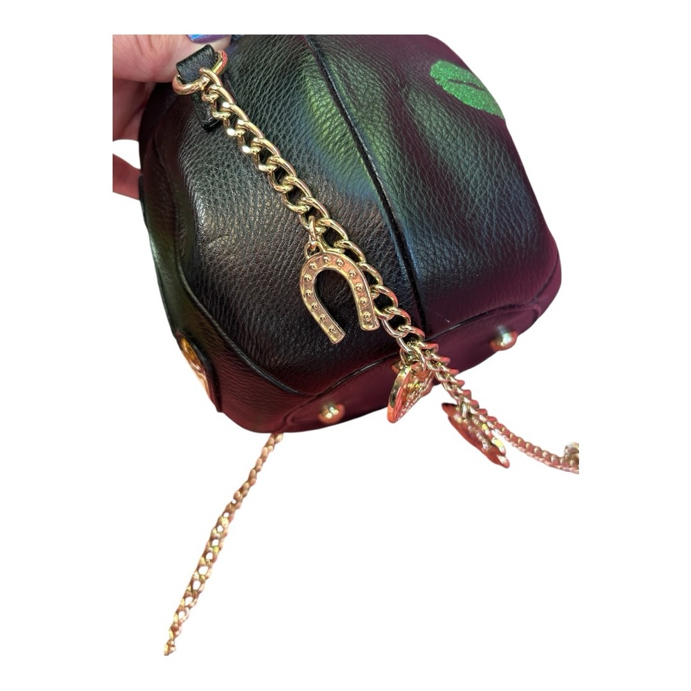 Betsey johnson RARE collectors Black Pot O' Gold Bag Get Lucky - Picture 10 of 12